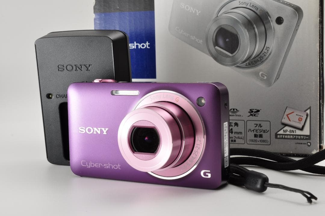 【美品】SONY Cyber-shot DSC-WX5 バイオレット　動作確認済