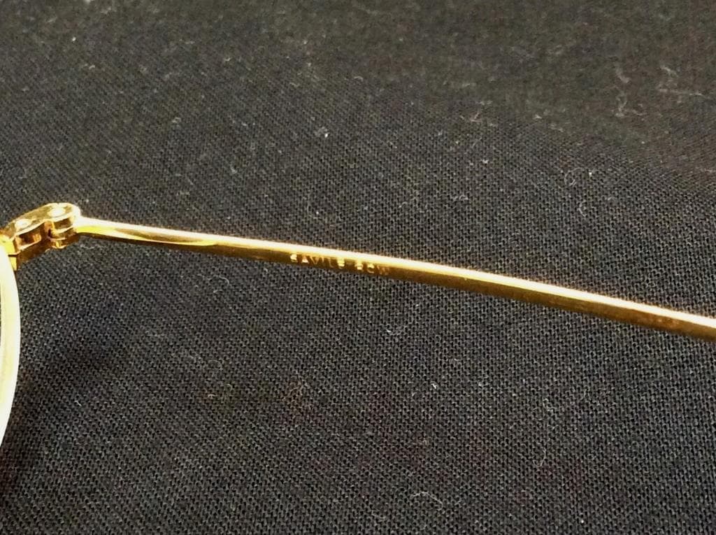 Mickey1928様14金張イギリス製 SAVILE ROW メガネ 度入り