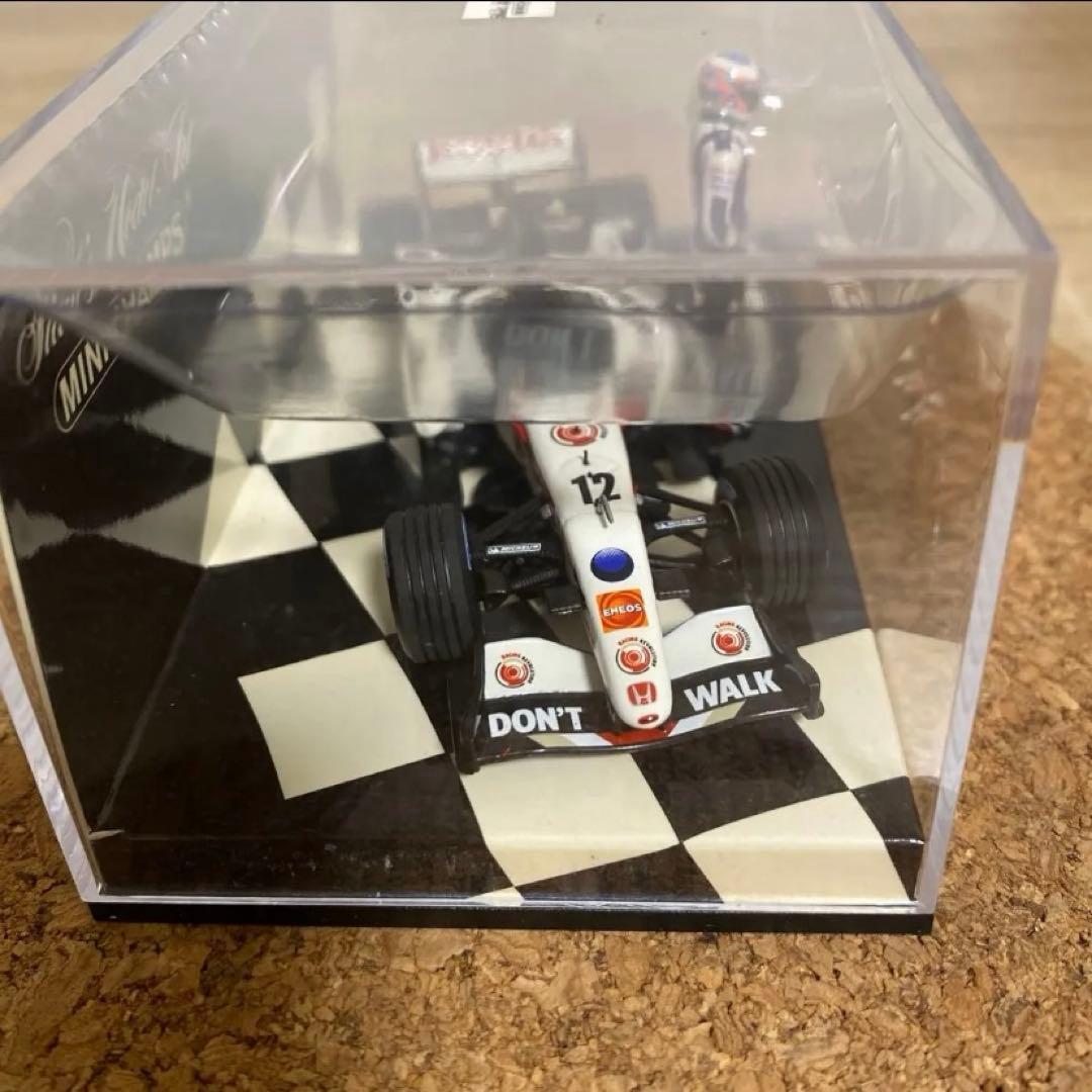 ミニチャンプスHONDARACING RA106.J.BUTTON 1 WIN