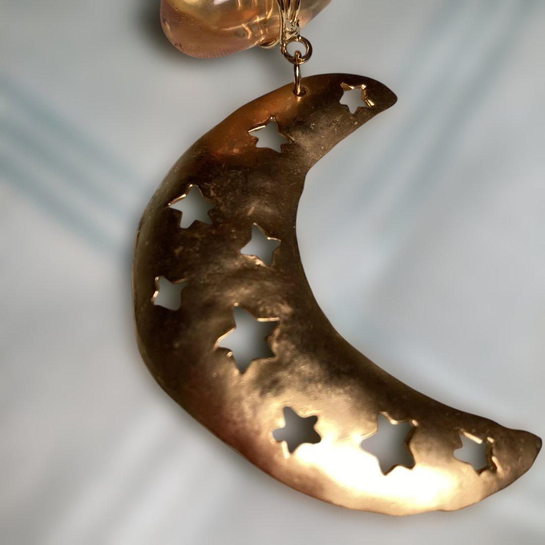 KENZO 月と星のデザイン ネックレス イヤリングセット　（63）