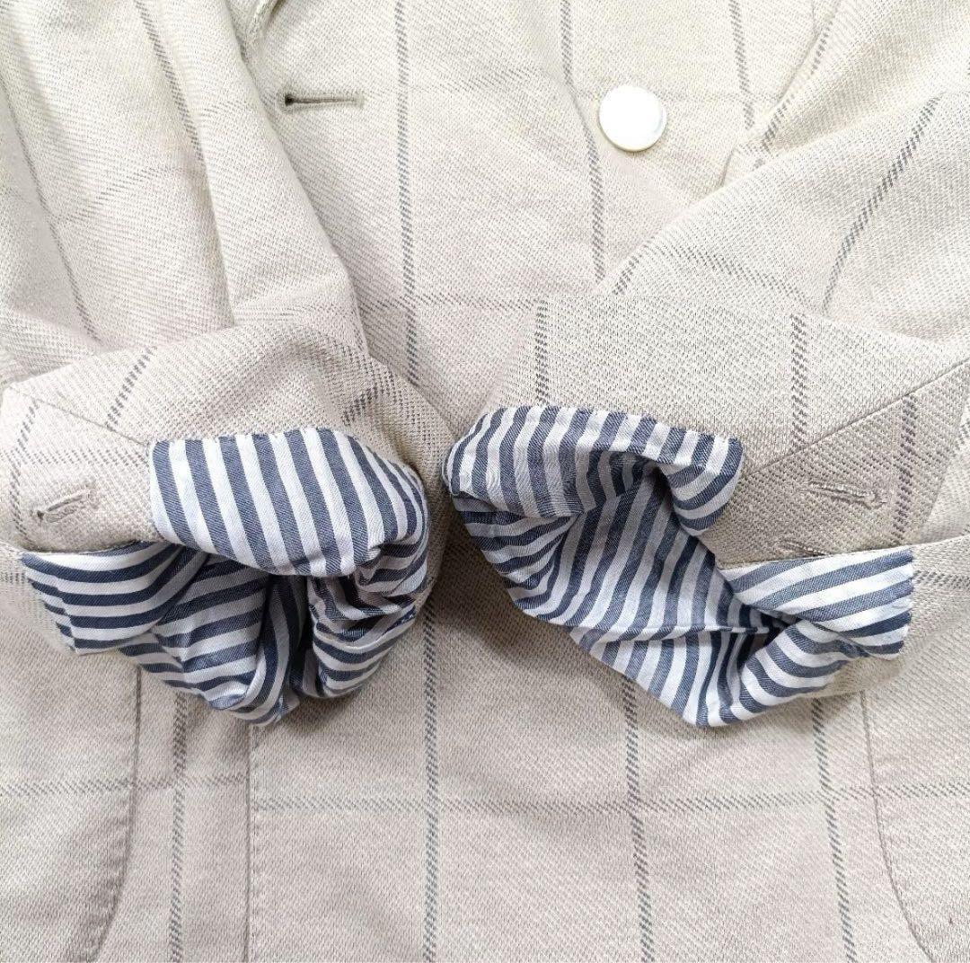 ボリオリ DOVER ダブルジャケットシルク混 アンコン サイズ48(46相当)